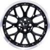 Mini R90 Cross Spoke 2pc Polished Black Wheel Img 1