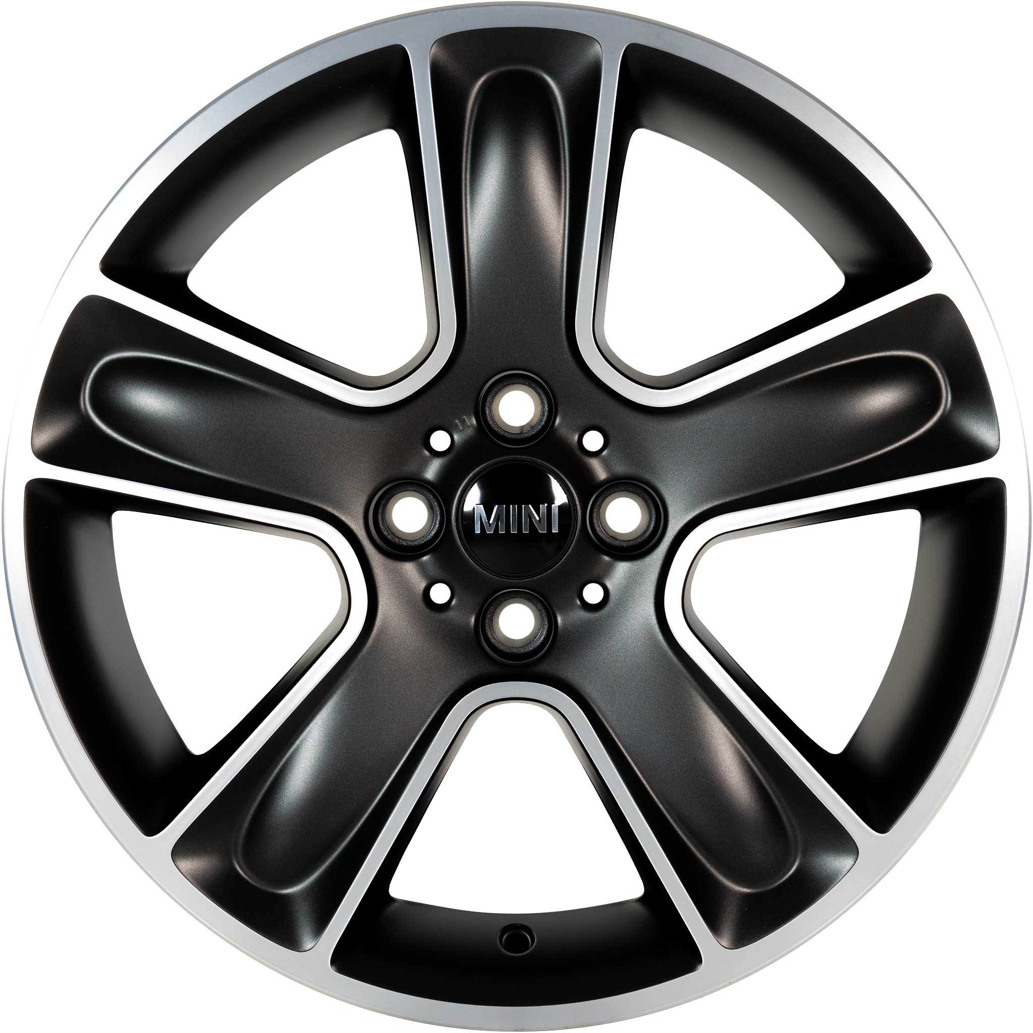 Mini R111 Star Bullet Matt Black Alloy Wheel Product Image #1