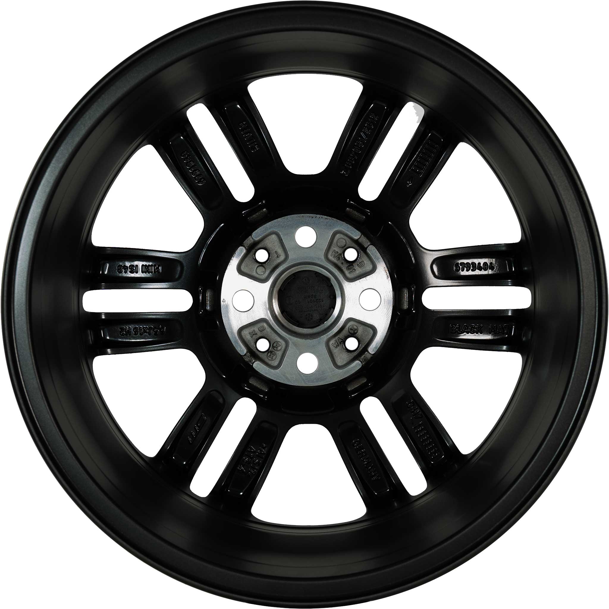 Mini R119 6-Star Twin Spoke Matt Black Alloy Wheel Product Image #3