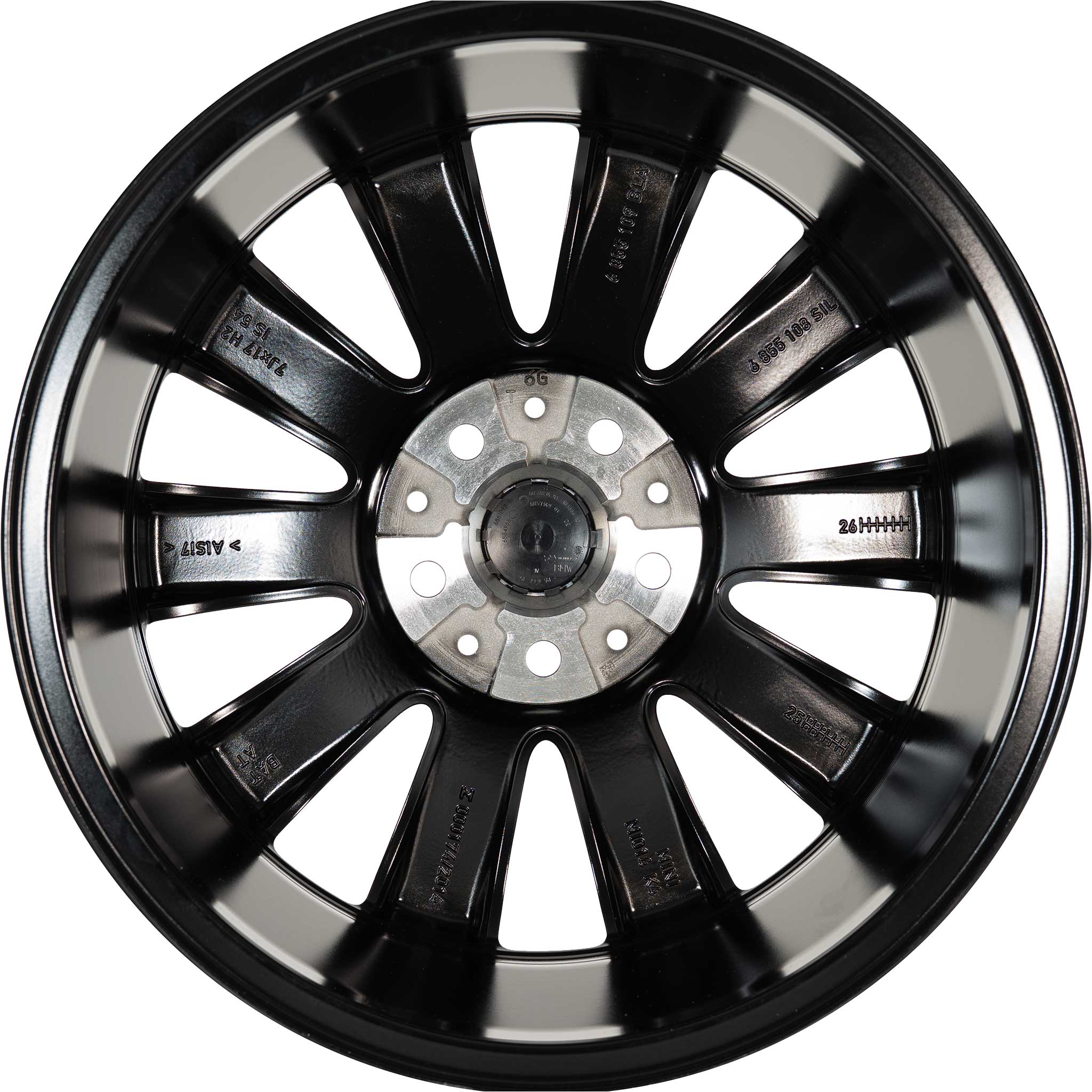 Mini 499 Cosmos Spoke Black Alloy Wheel Product Image #3