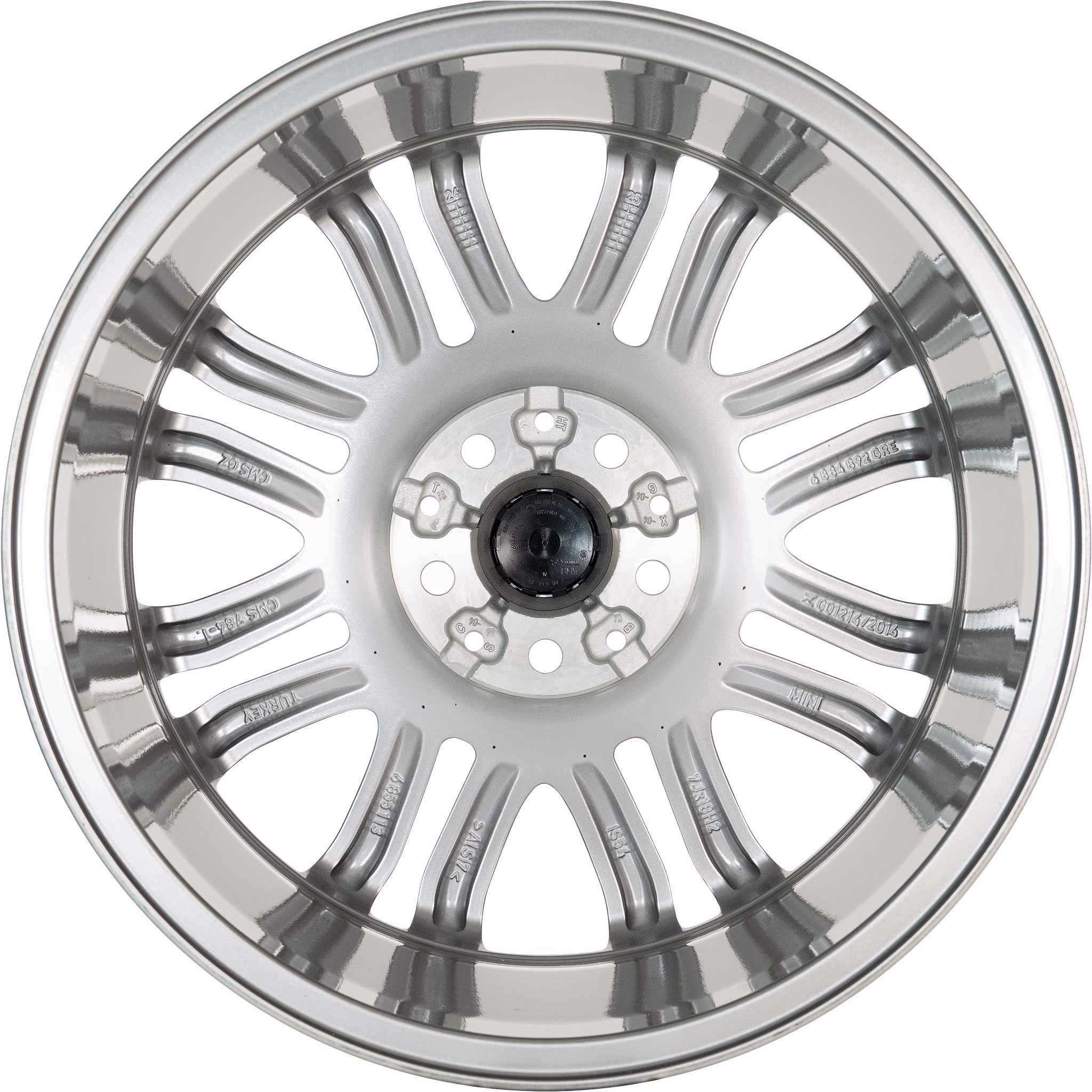 Mini 504 Vanity Spoke Silver Alloy Wheel Product Image #3