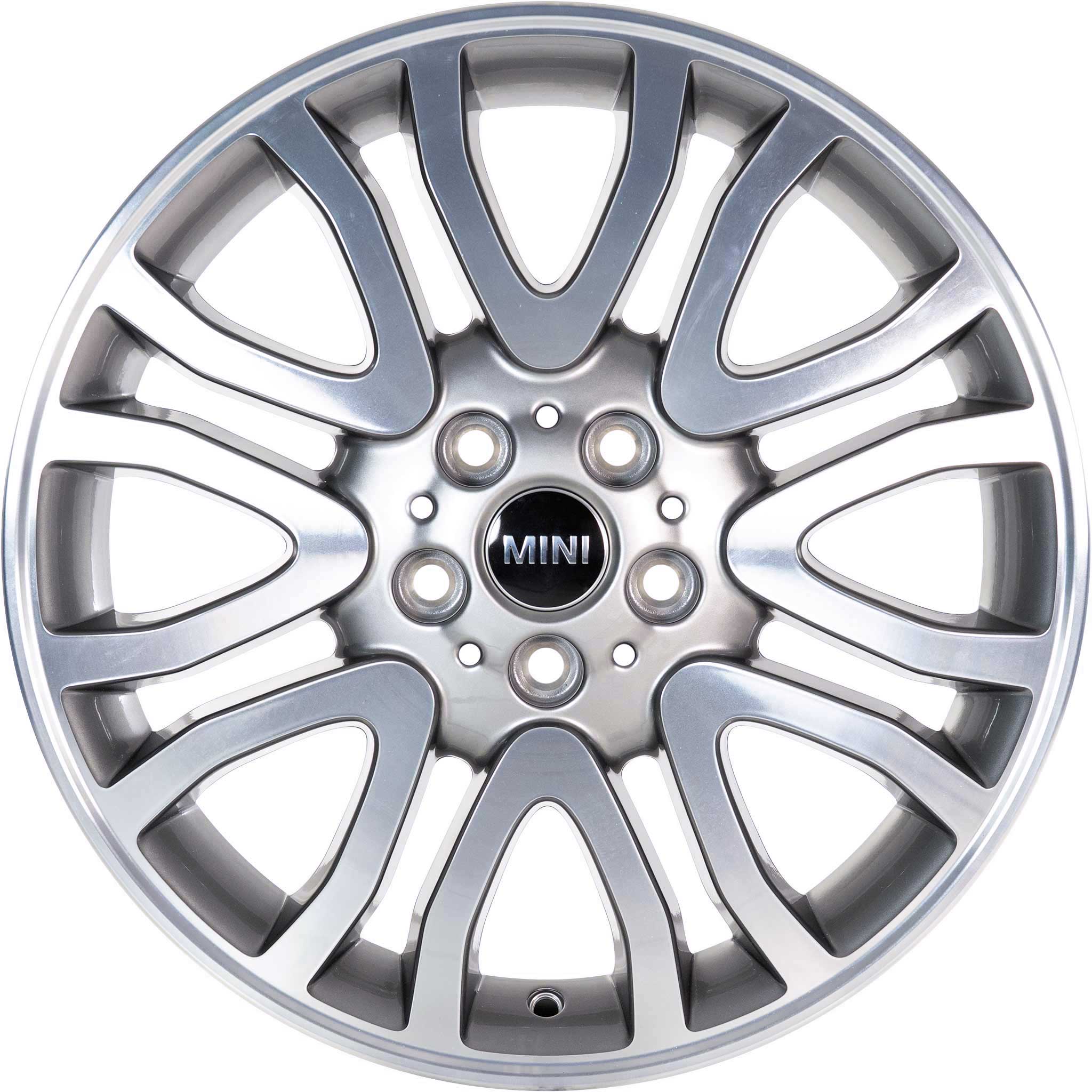 Mini 504 Vanity Spoke Silver Alloy Wheel Product Image #1