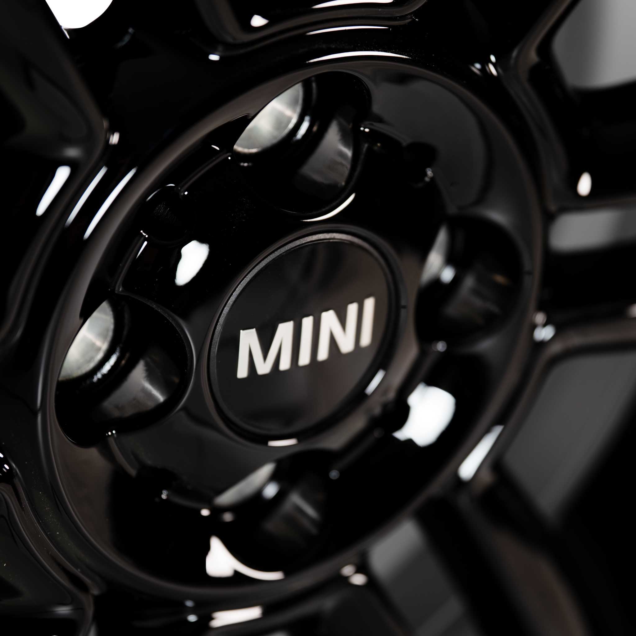 Mini R119 6-Star Twin Spoke Polished Black Alloy Wheel Product Image #4