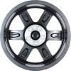 Mini 525 60 Years Spoke Spectre Grey with Burnished Rim Edge Wheel Img 3