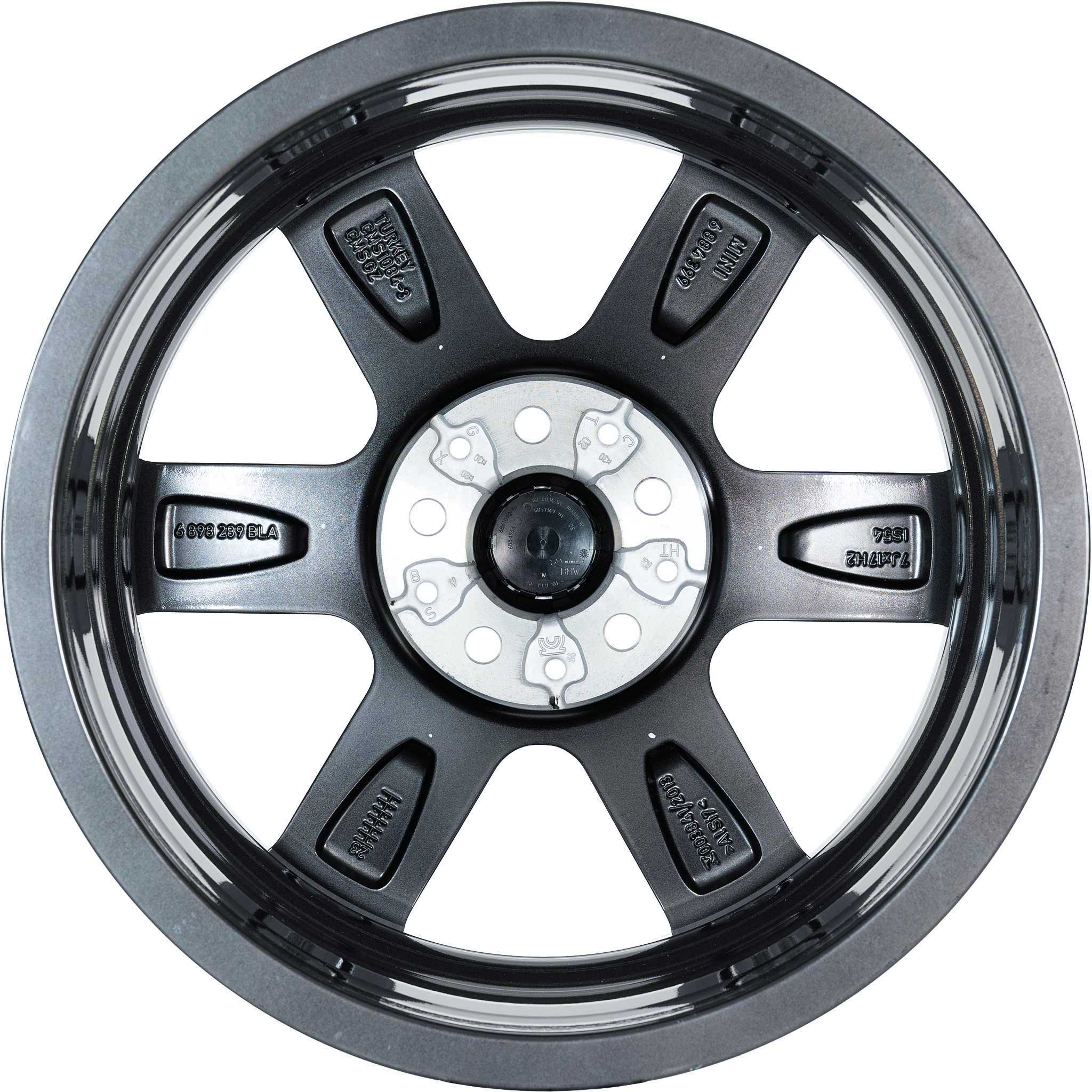 Mini 525 60 Years Spoke Spectre Grey with Burnished Rim Edge Alloy Wheel Product Image #3