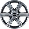Mini 525 60 Years Spoke Spectre Grey with Burnished Rim Edge Wheel Img 1
