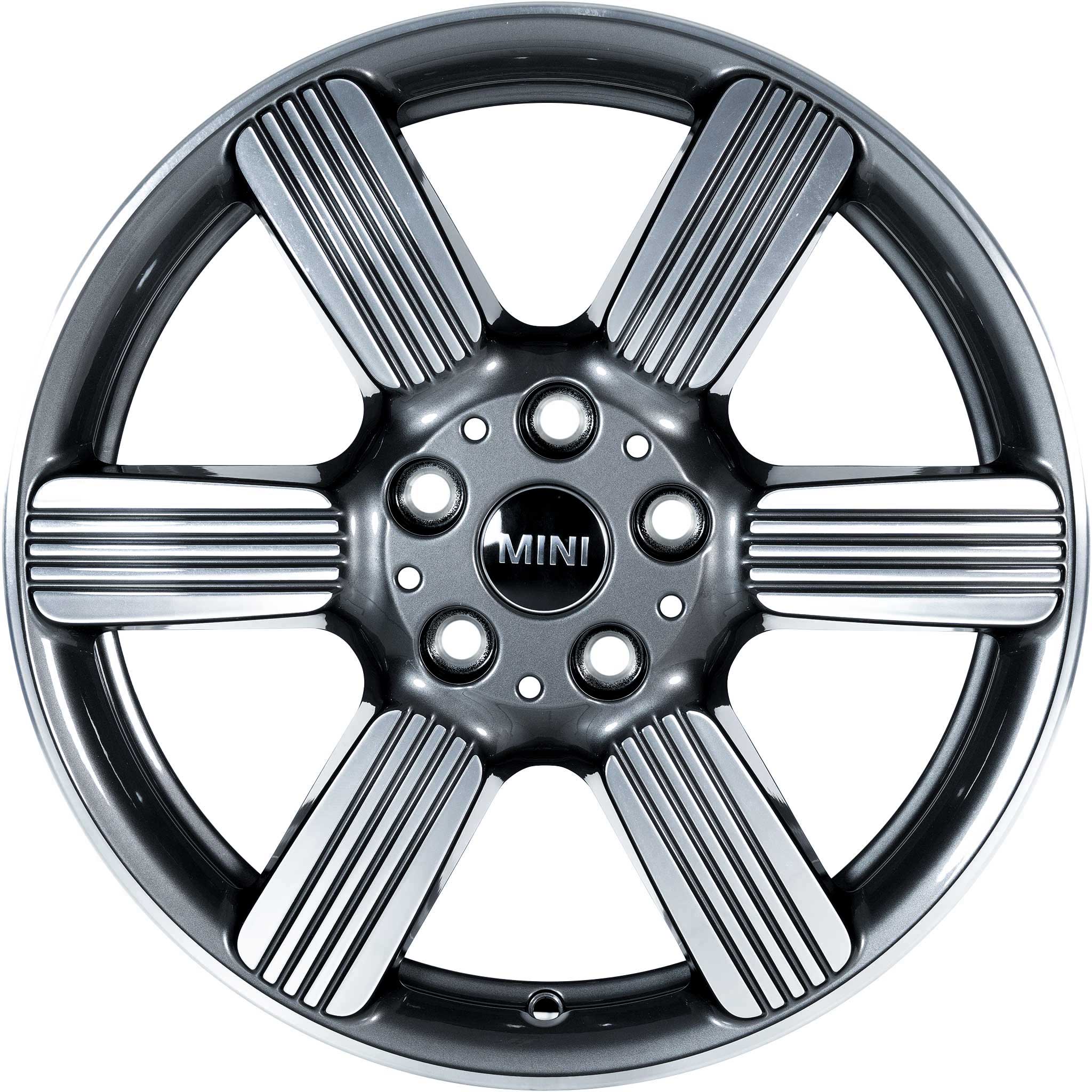 Mini 525 60 Years Spoke Spectre Grey with Burnished Rim Edge Alloy Wheel Product Image #1