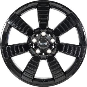 18" Mini 900 Pulse Spoke Jet Black alloy wheel
