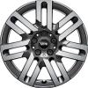 Mini 983 Parallel Spoke Spectre Grey with Bright Turned Wheel Img 1