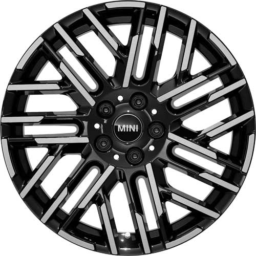 Mini 984 Night Flash Spoke Jet Black with Bright Turned Alloy Wheel Product Image #1