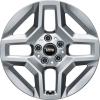 Mini 981 X Spoke Refined Silver Wheel Img 1