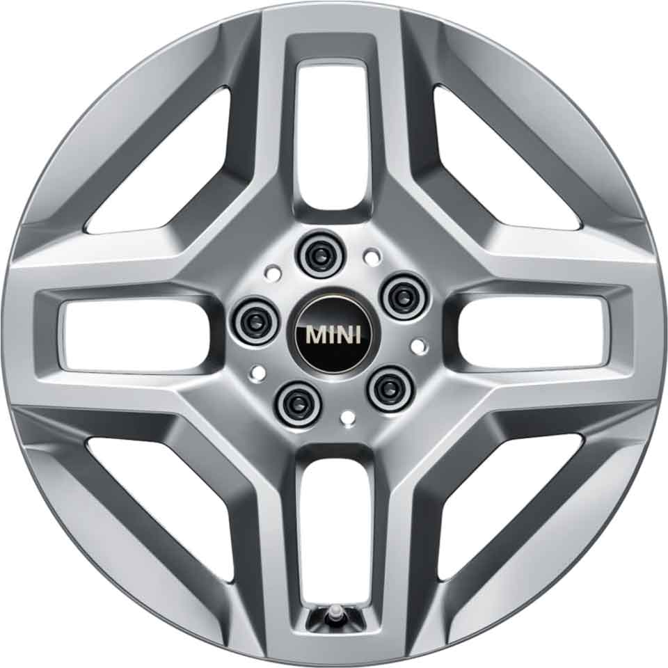 Mini 981 X Spoke Refined Silver Alloy Wheel Product Image #1