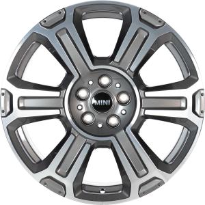 19" Mini 558 Turstile Spoke Spectre Grey alloy wheel
