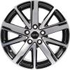 Mini 830 Scissor Spoke Black with Bright Turned Wheel Img 1