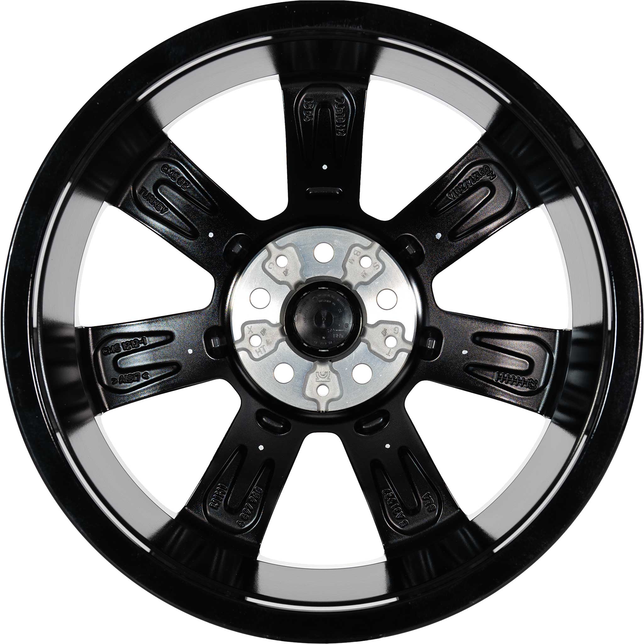 Mini 900 Pulse Spoke Jet Black with Bright Turned Alloy Wheel Product Image #3