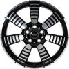 Mini 900 Pulse Spoke Jet Black with Bright Turned Wheel Img 1