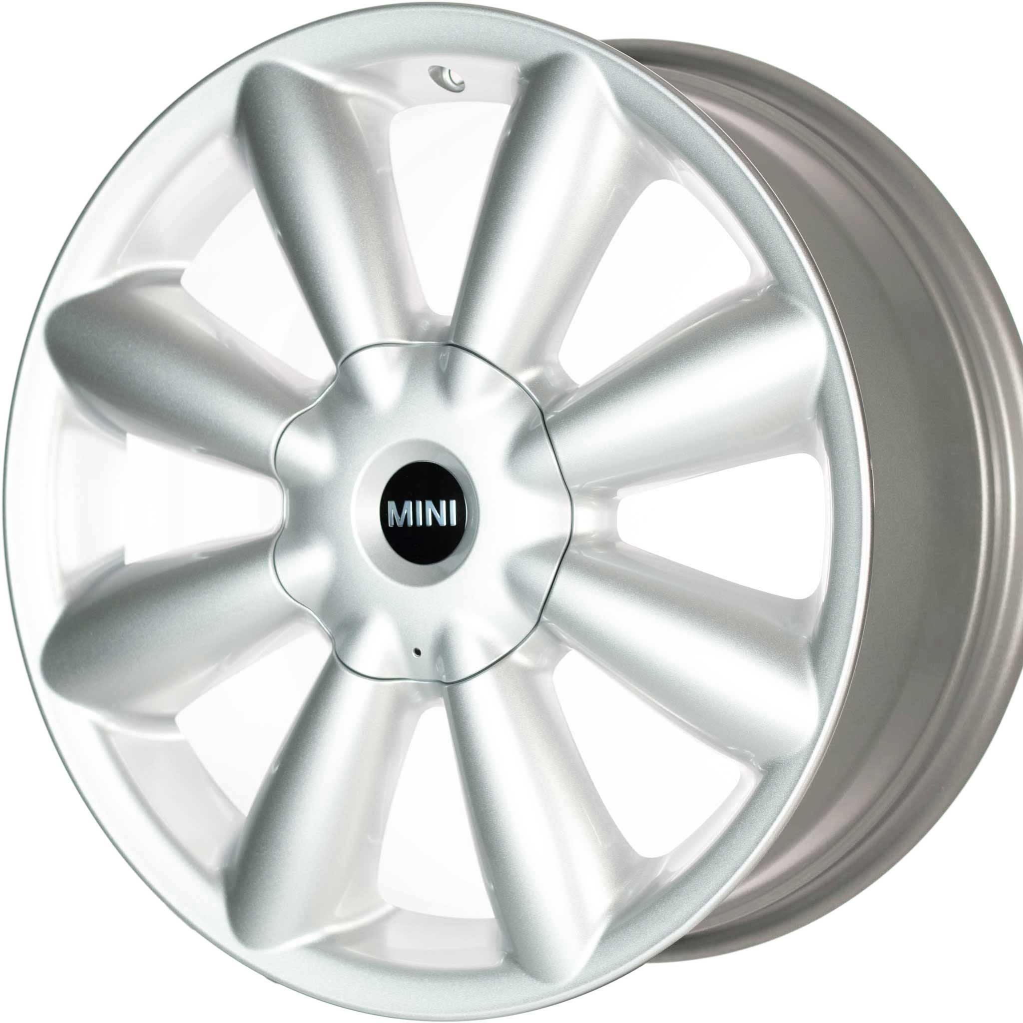 Mini R126 Turbo Fan Silver Alloy Wheel Product Image #2