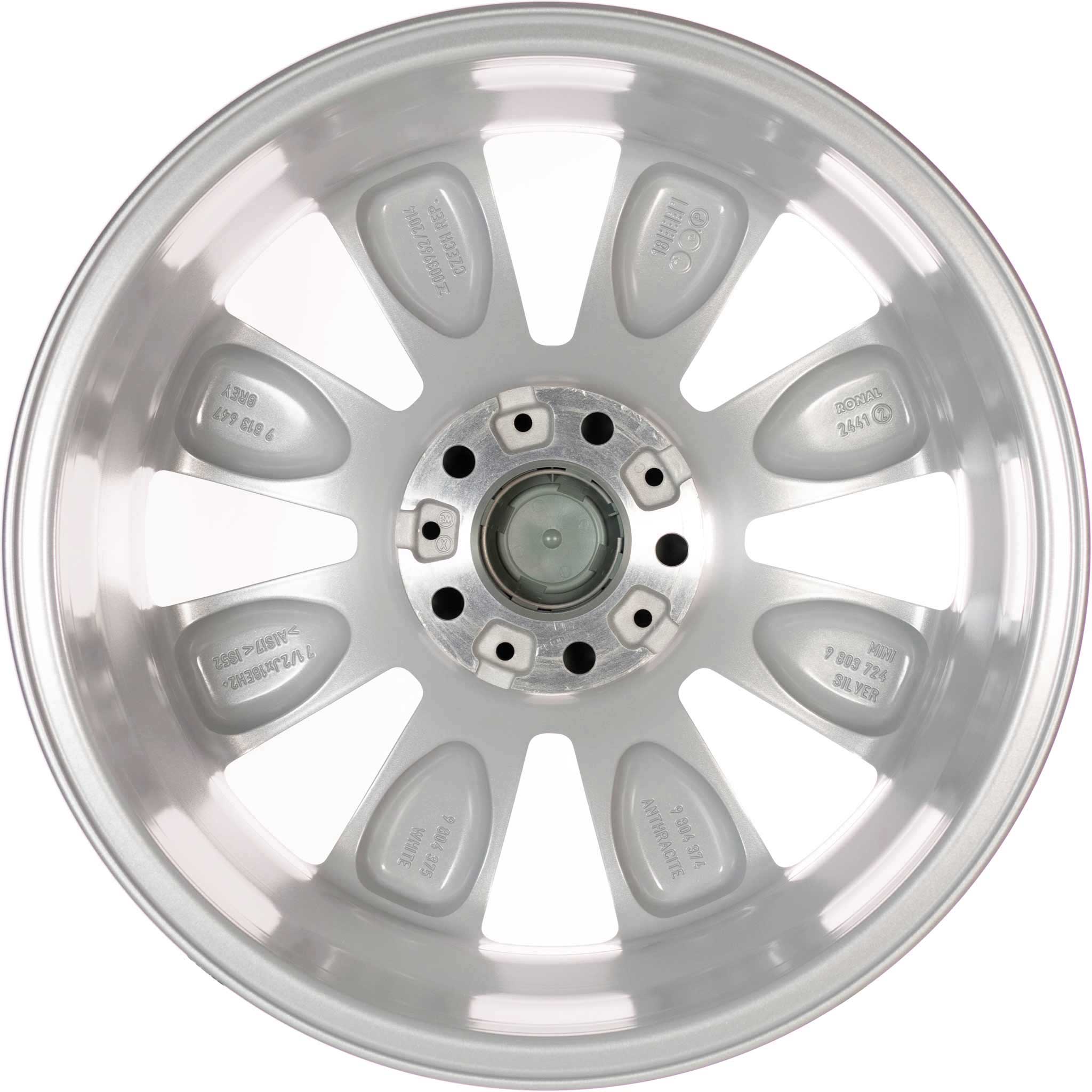 Mini R126 Turbo Fan Silver Alloy Wheel Product Image #3