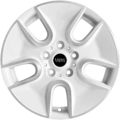 Mini R125 Tunnel Spoke White Alloy Wheel Product Image #1