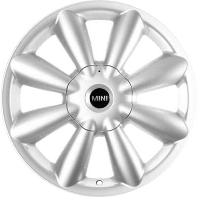 Mini R126 Turbo Fan White Alloy Wheel Product Image #1