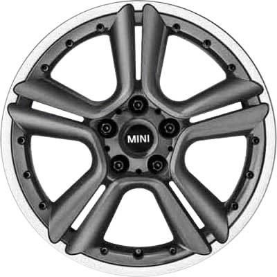 Mini R127 5-Star Double Spoke Anthracite Alloy Wheel Product Image #1