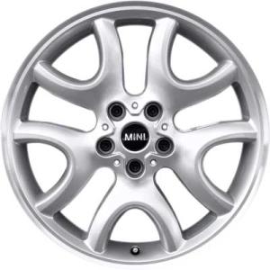 19" Mini R139 Y Spoke Silver with Bright Turned alloy wheel