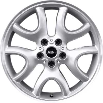 Mini R139 Y Spoke Silver with Bright Turned Alloy Wheel Product Image #1