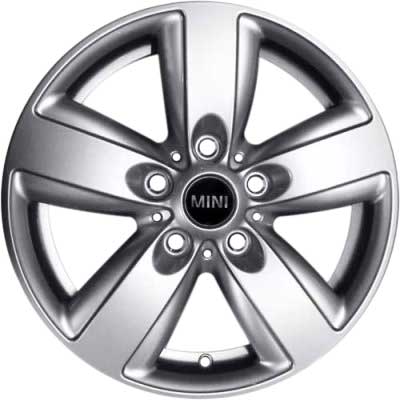 Mini R140 Star Spoke Air Silver Alloy Wheel Product Image #1