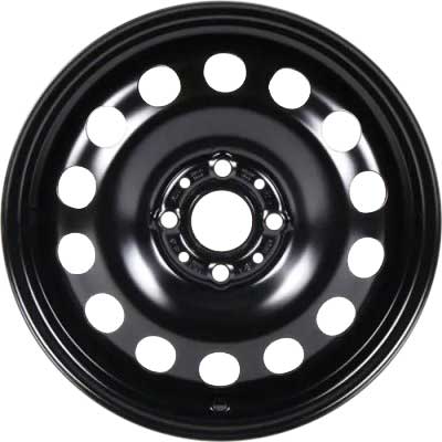 Mini R12 Steel Matt Black Alloy Wheel Product Image #1