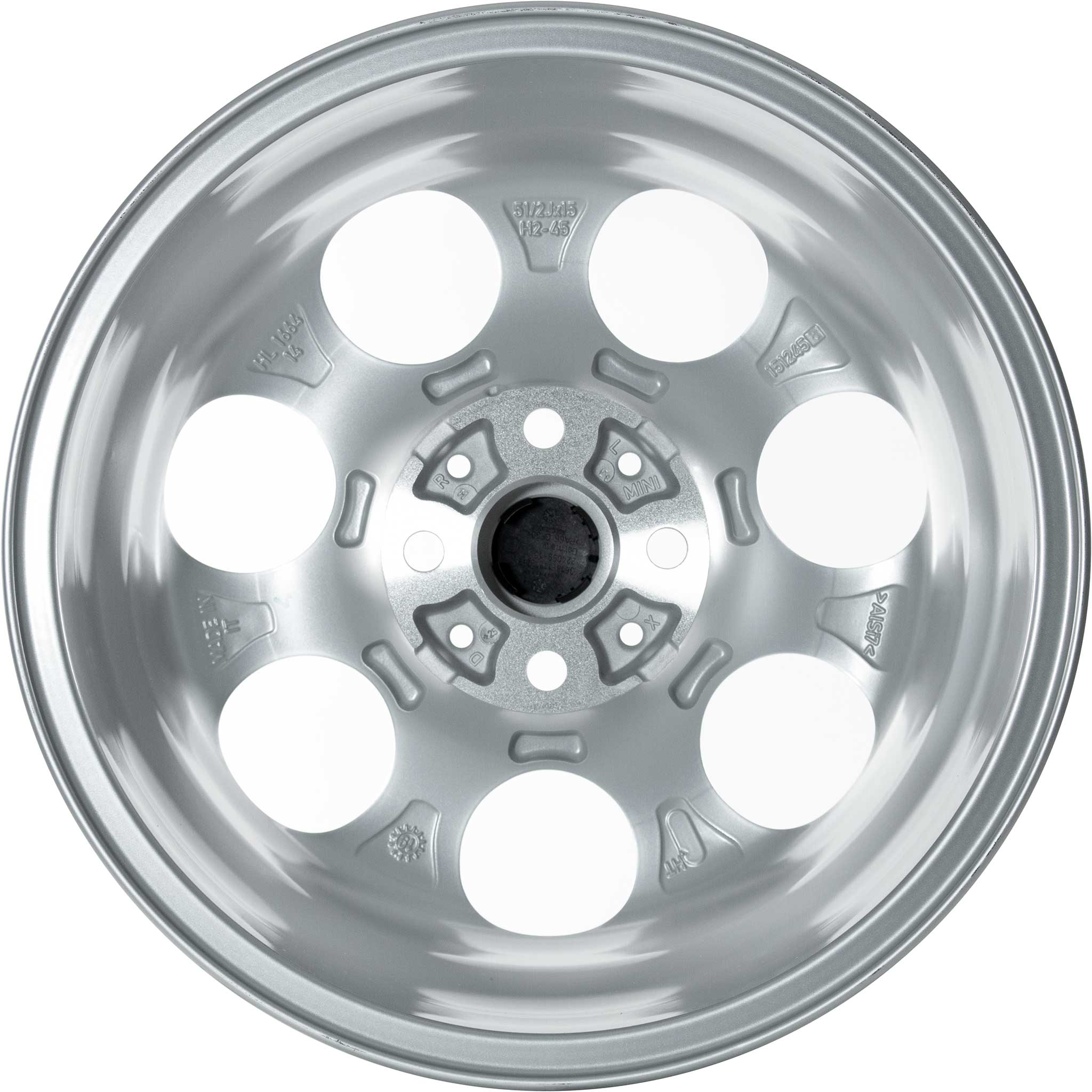 Mini R81 7 Hole Silver Alloy Wheel Product Image #3