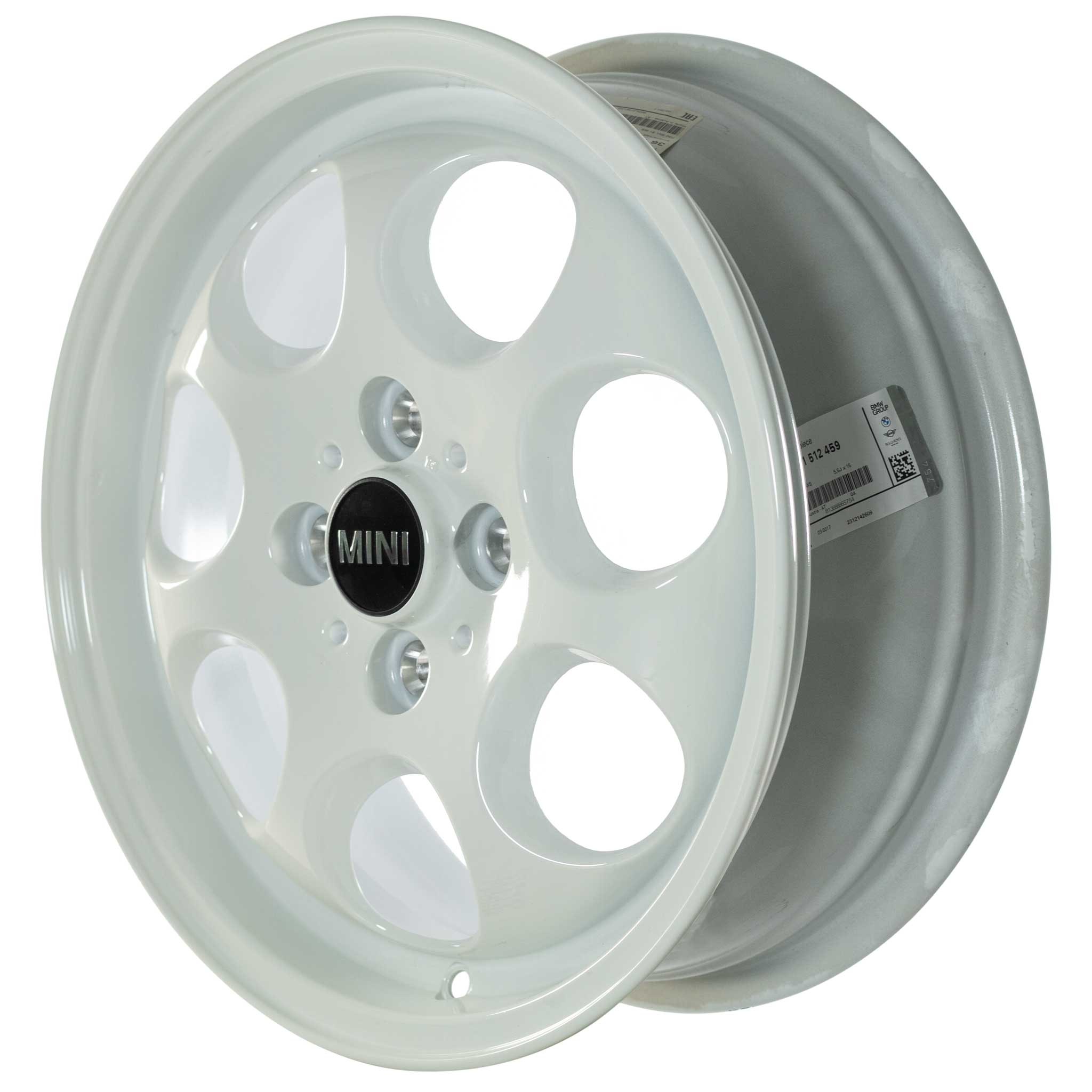 Mini R81 7 Hole White Alloy Wheel Product Image #2