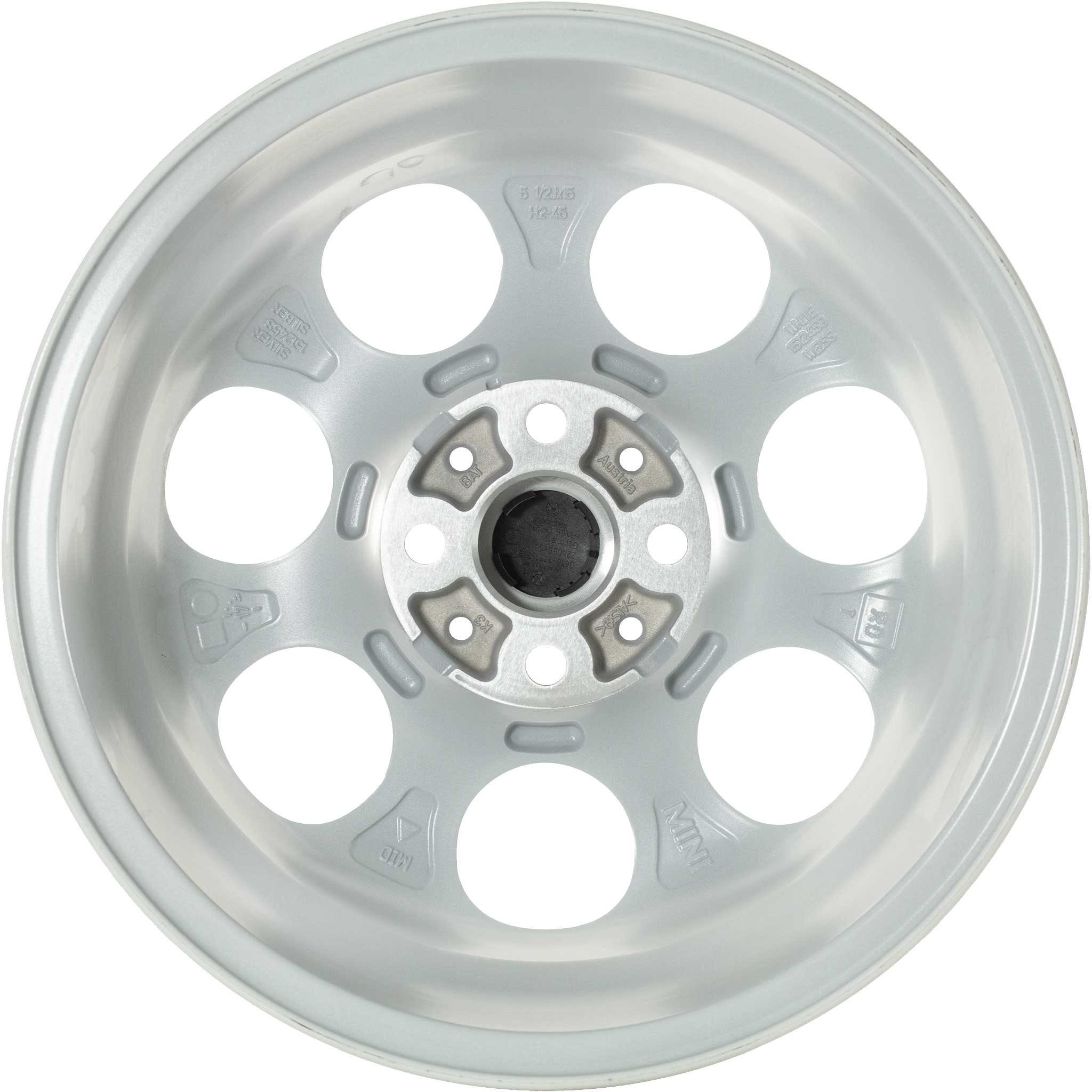 Mini R81 7 Hole White Alloy Wheel Product Image #3