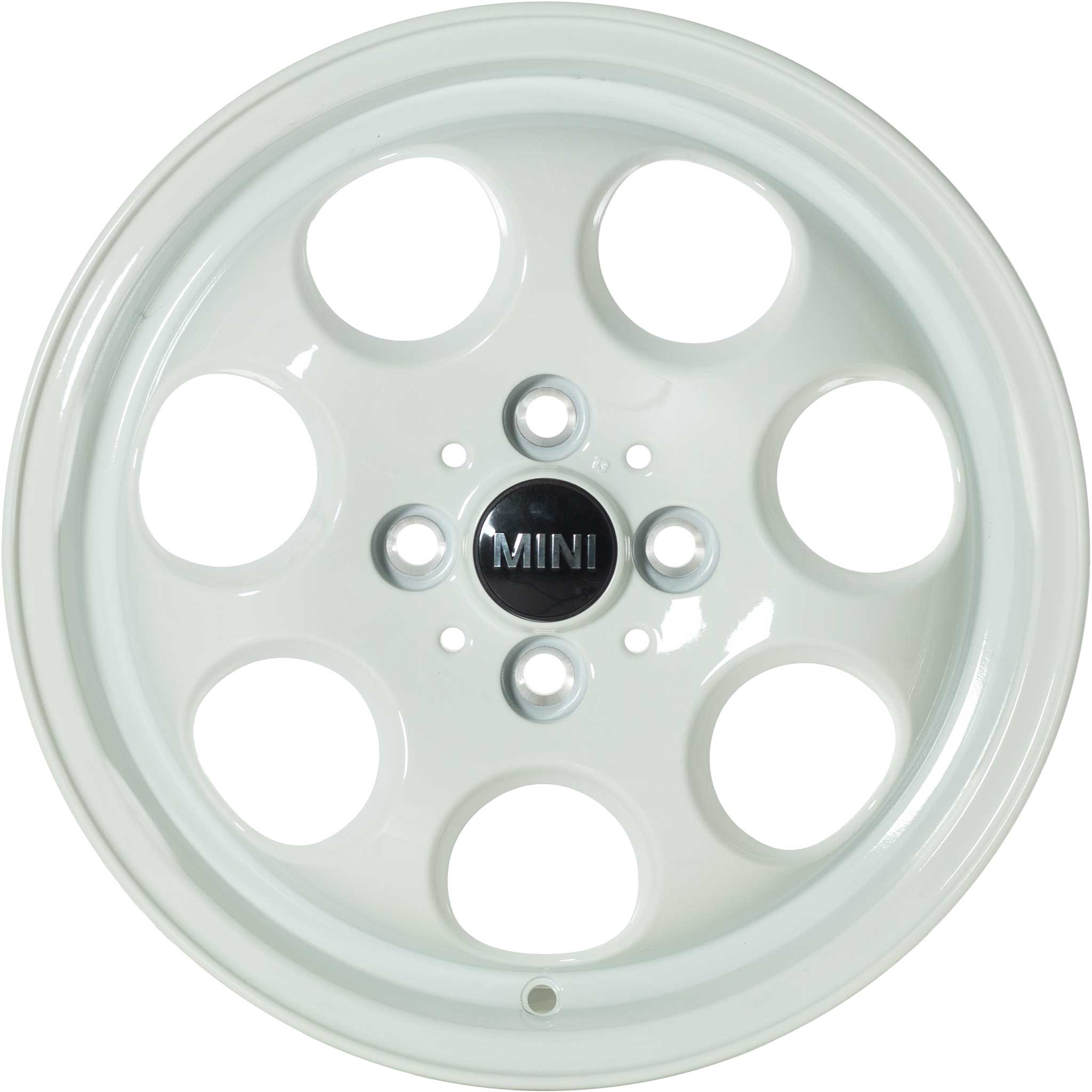 Mini R81 7 Hole White Alloy Wheel Product Image #1