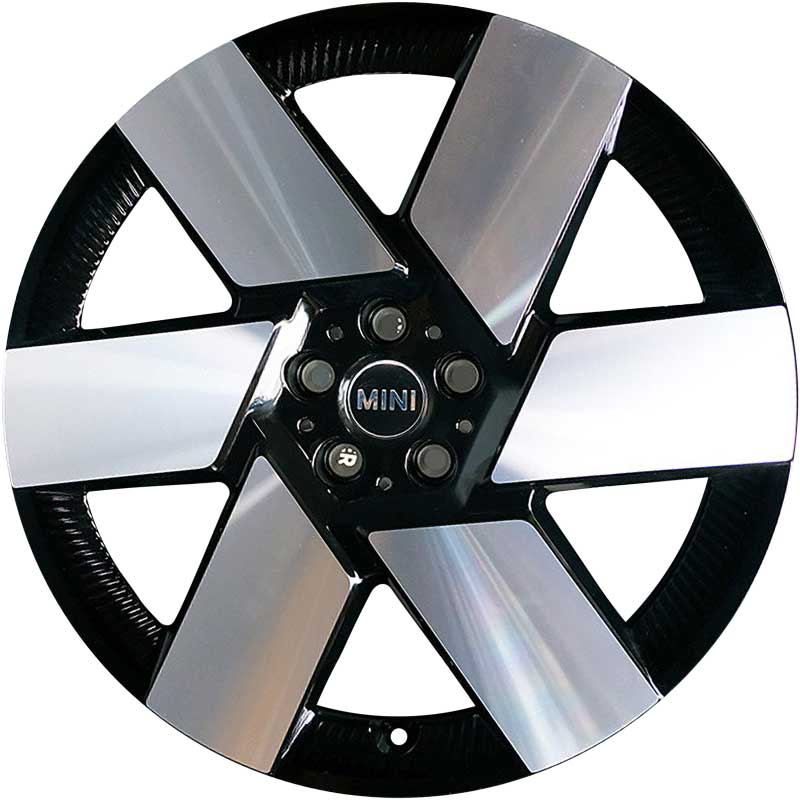 Mini 946 Windmill Spoke Tinted Vibrant Silver with Bright Turned Alloy Wheel Product Image #1