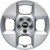 Mini 955 4-Square Spoke Refined Silver Wheel Img 1