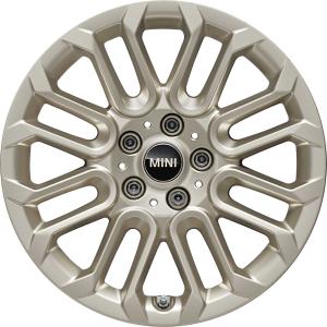 Mini 956 U Spoke Vibrant Silver Alloy Wheel for MINI Hatchback F66 - Sizes 17in