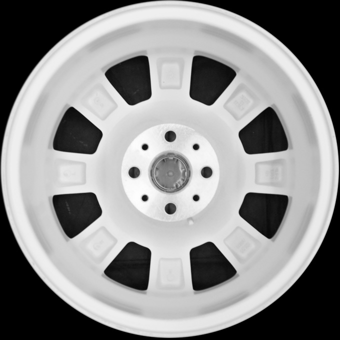 Mini R82 8 Spoke White Alloy Wheel Product Image #2