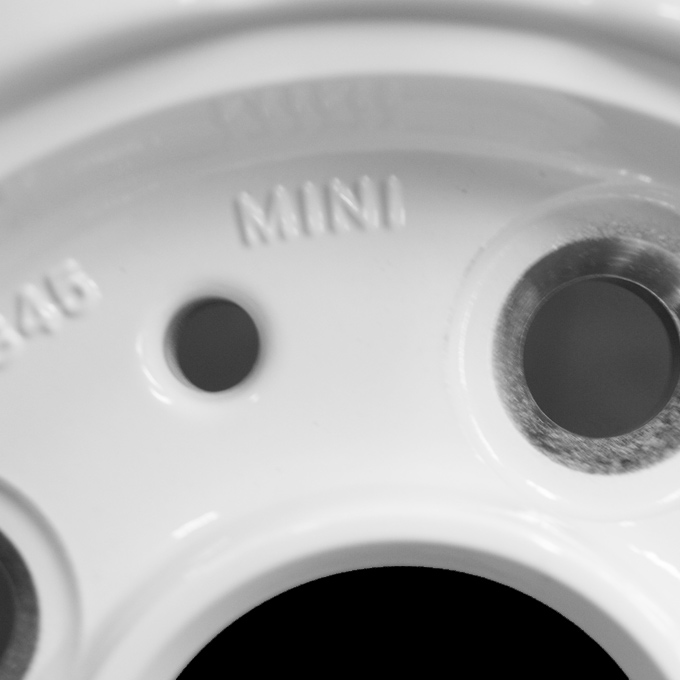 Mini R82 8 Spoke White Alloy Wheel Product Image #4