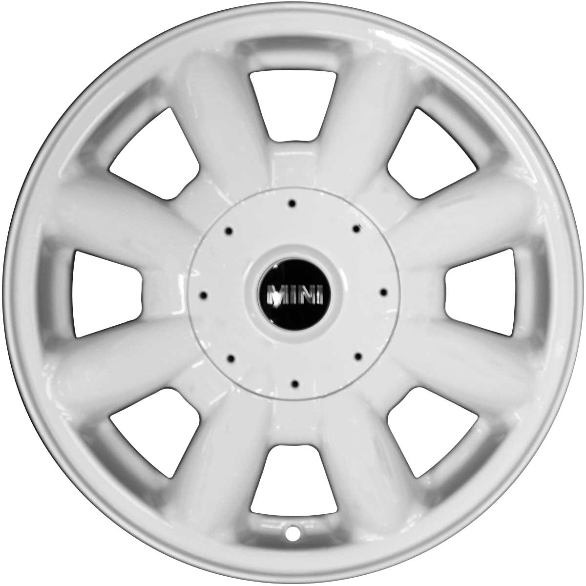 Mini R82 8 Spoke White Alloy Wheel Product Image #1