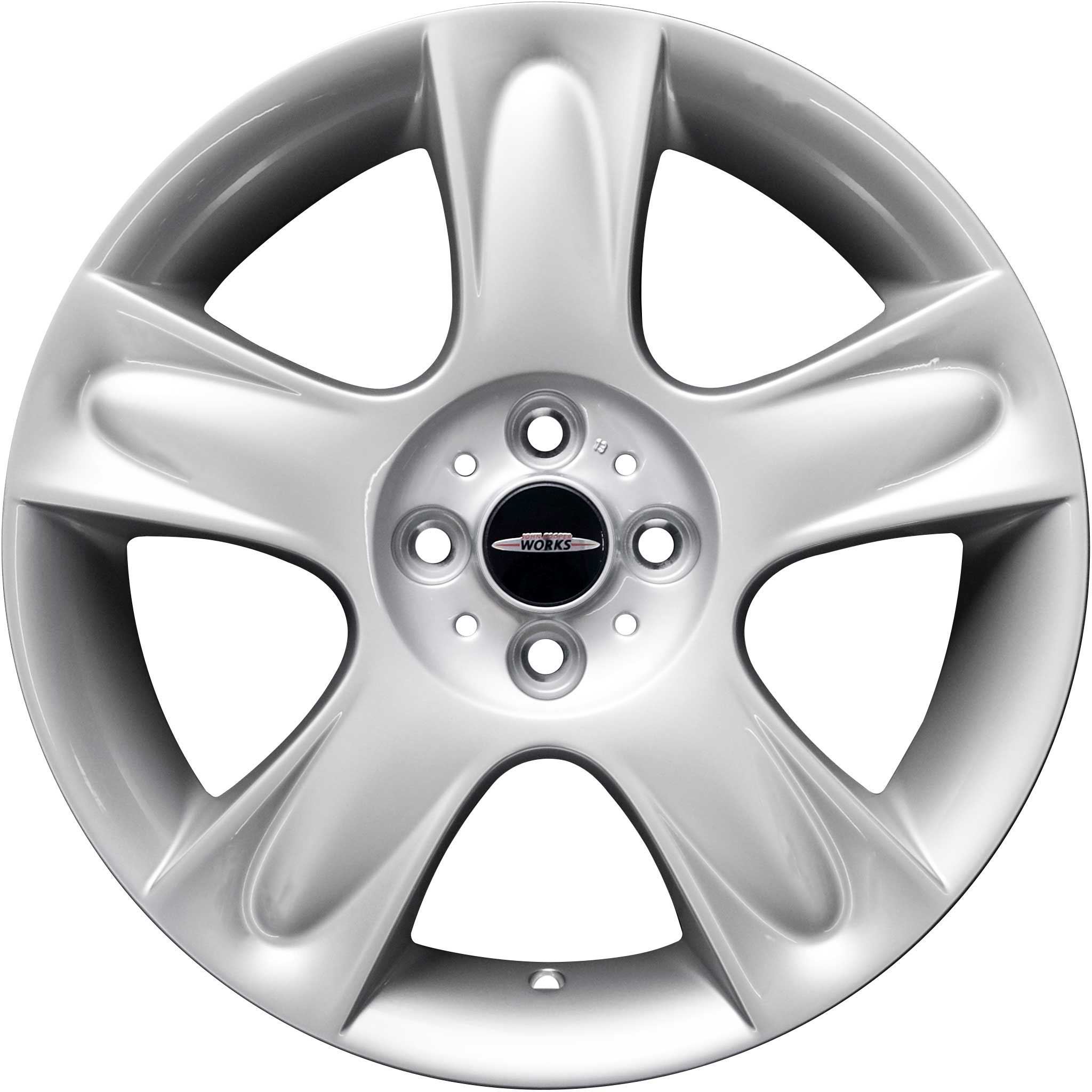 Mini R91 5 Star Bullet Silver Alloy Wheel Product Image #1
