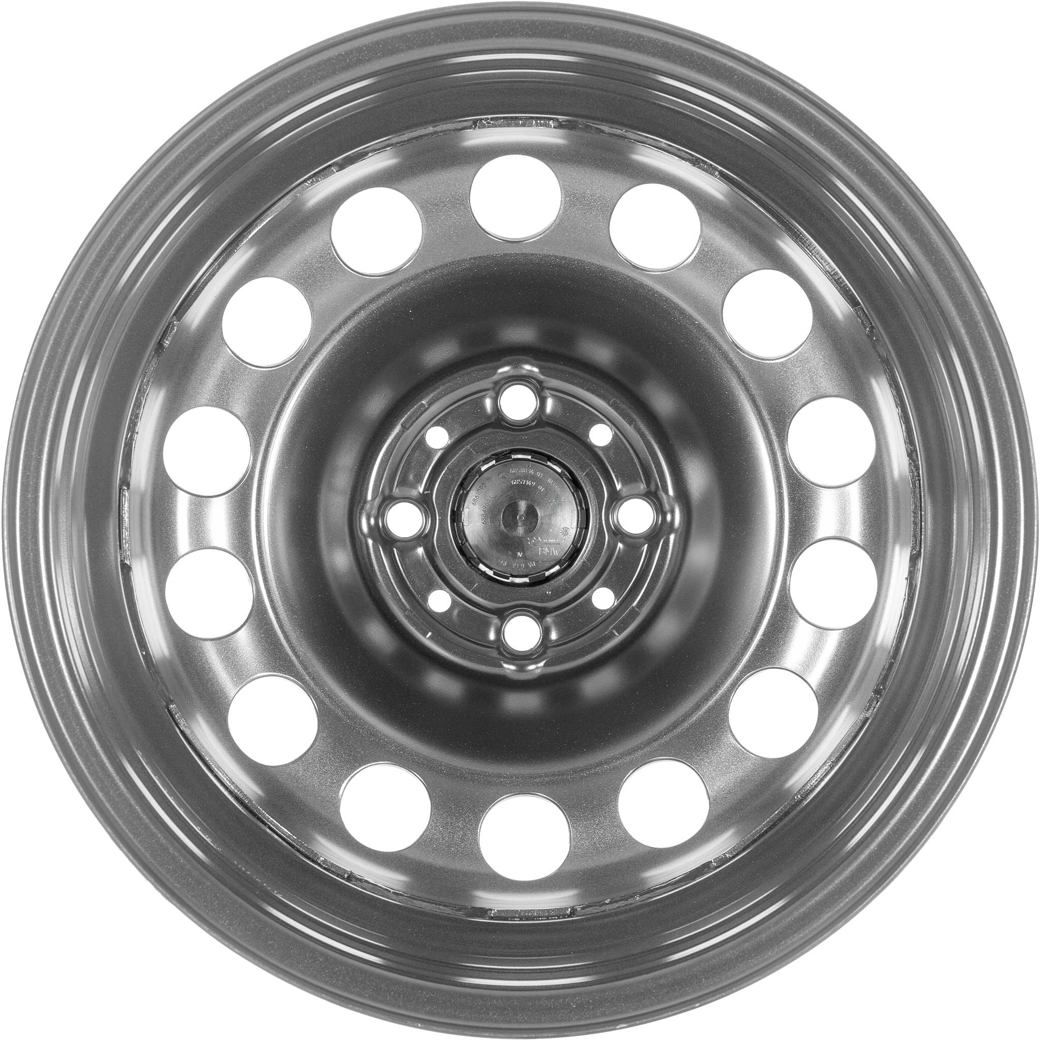 Mini R12 Steel Silver Alloy Wheel Product Image #4