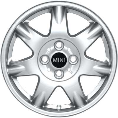 Mini R96 Delta Spoke Silver Alloy Wheel Product Image #1