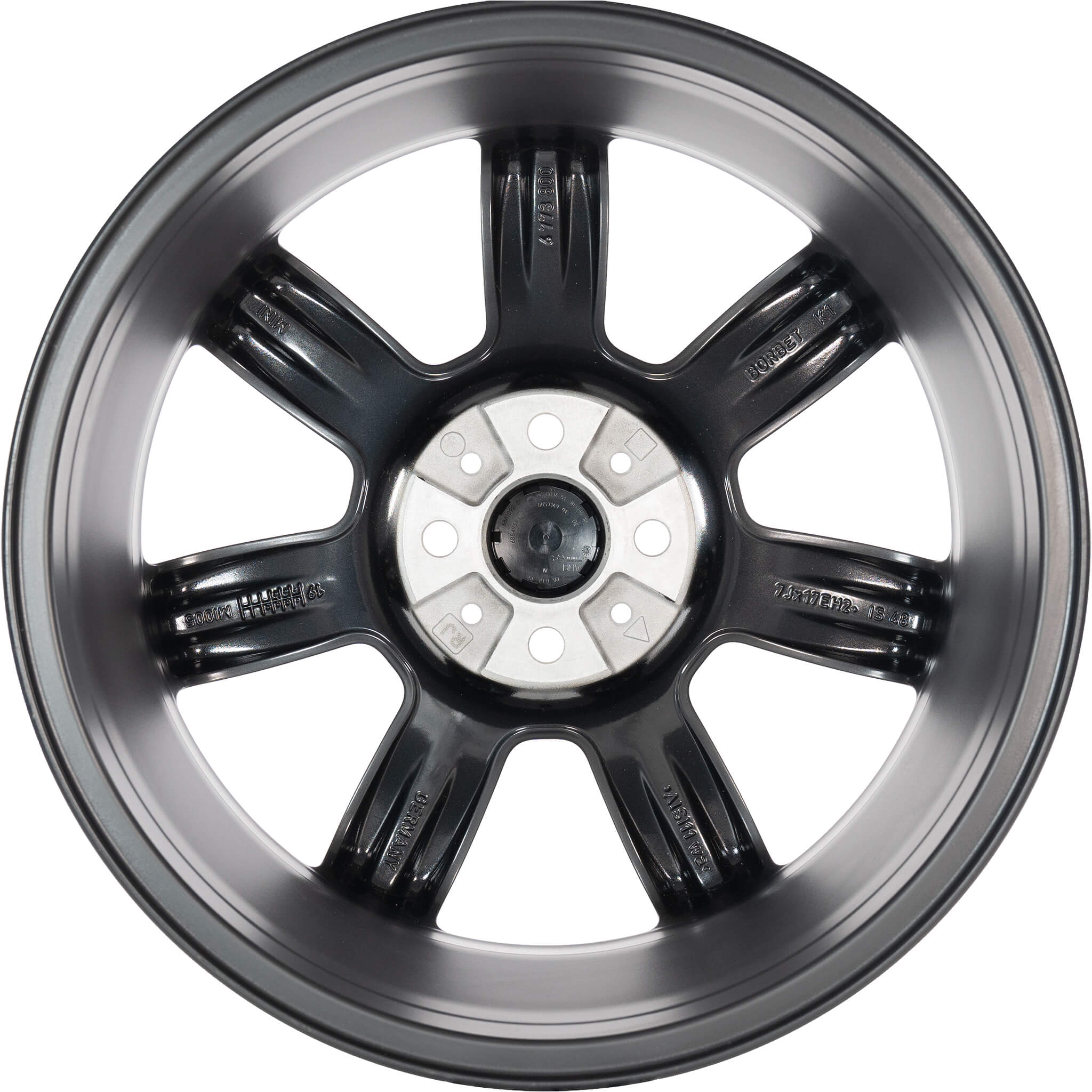 Mini R106 Night Spoke Black with Bright Turned Alloy Wheel Product Image #3