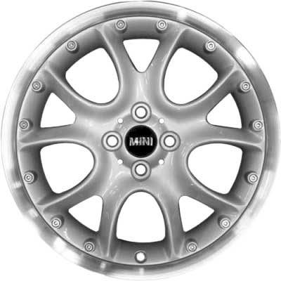Mini R98 Web Spoke 2pc Silver Alloy Wheel Product Image #1
