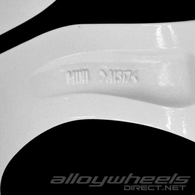 Mini R97 Flame Spoke White Alloy Wheel Product Image #4