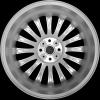 Mini R108 Multispoke Silver Wheel Img 2