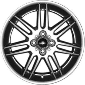 Grey Mini R99 Double Spoke alloy wheel