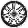 Mini R99 Double Spoke Grey Metallic Wheel Img 1