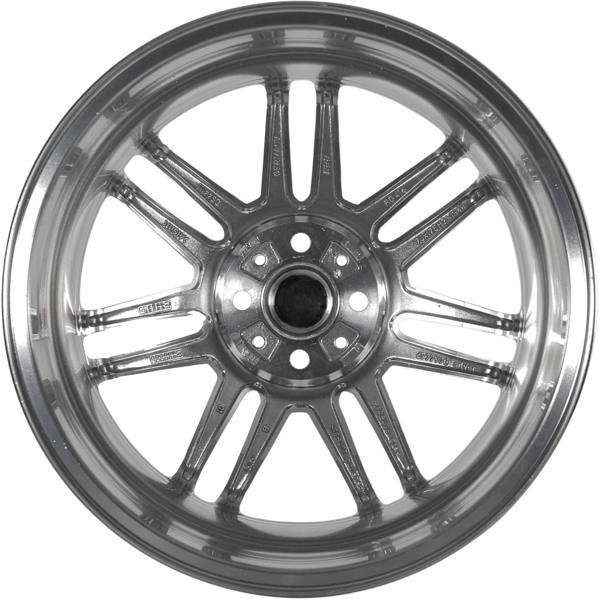 Mini R99 Double Spoke Polished Silver Alloy Wheel Product Image #3