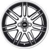 Mini R99 Double Spoke Polished Silver Wheel Img 1
